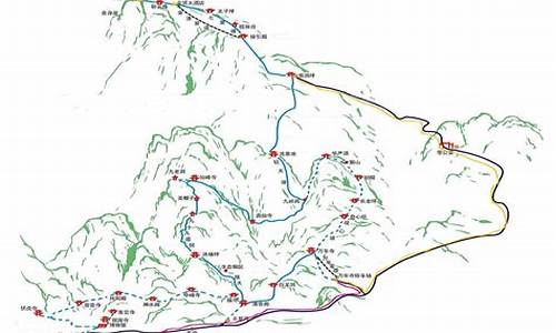 峨眉山徒步旅游路线,峨眉山徒步路线图高清版大地图