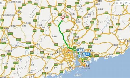 广州周边自驾游路线地图_广州周边自驾游路